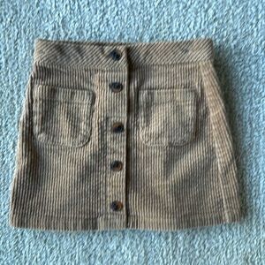 Corduroy button skirt Next 3years